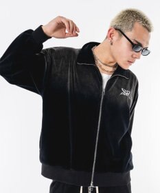 WEGO 【ユニセックス着用ITEM】ブリーチロゴベロアトラックジャケット
