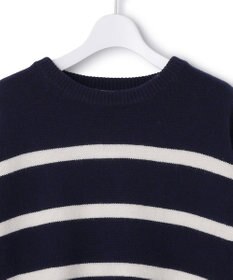 23区 S 【SLOW/一部店舗限定】ソフトウール ボーダー ニット