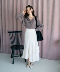 earth music&ecology 【WEB限定】リボンニットアンサンブル