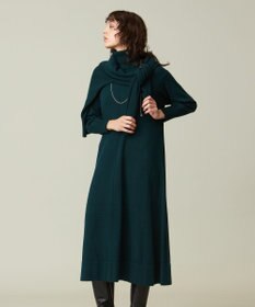 J.PRESS YORK STREET 【WOMEN】ANTI PILLING WOOL Aラインワンピース