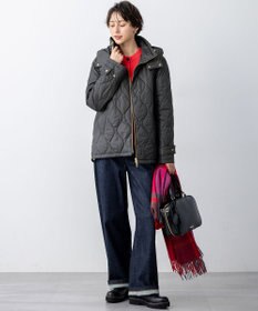 23区 L 中綿パディング フード2WAY アウター