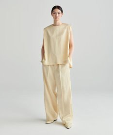 NAVE 【ReNAVE 洗える】グロスサテン パンツ