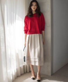 組曲 ラメオーガンジー スカート