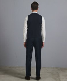 GOTAIRIKU 体温調整に【洗える/チクチクしにくい/ピリングしにくい】イタリア糸 ハイゲージ ベスト_WOOL100%