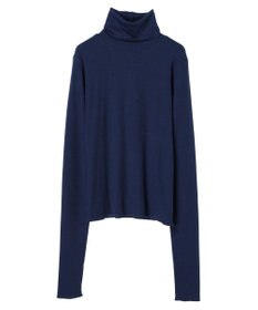 earth music&ecology ＴＲウールブレンドタートルネックプルオーバー