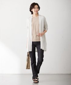 J.PRESS LADIES エンブロイダリー ロゴ Tシャツ