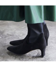 MODE ET JACOMO <MODE ET JACOMO>スクエアトゥサイドゴアブーツ