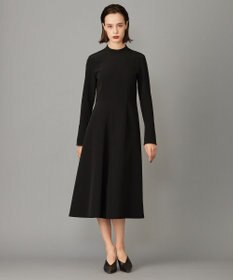 ICB 【洗える・ブラックフォーマル】 TaPeダブルクロス フレアワンピース