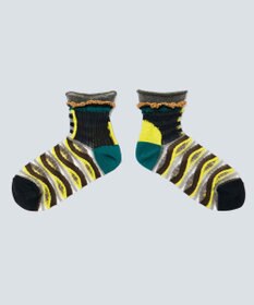 COQ WAVE ECHO シアーボーダーソックス