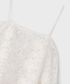GRACE CONTINENTAL フラワーレースキャミソール