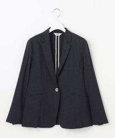 J.PRESS LADIES L 【セットアップ対応】セルロースリネンストレッチ テーラード ジャケット