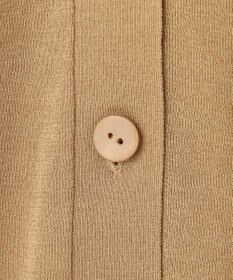 ICB L 【洗える】 マーセライズコットンシアー カーディガン