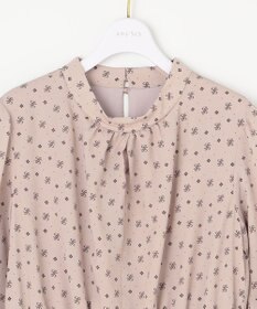 ANY SIS 【洗える】2WAYボウプリント ワンピース