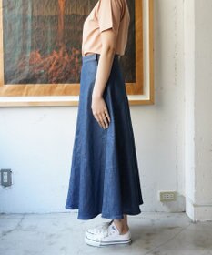 woadblue ＜坪田あさみさんコラボ＞NEMOPHILA  フレアスカート