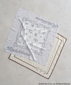 earth music&ecology 【予約】リラックマ×earth アソートドットスカーフ