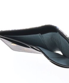 LANVIN en Bleu ブルフルール Lファスナー二つ折り財布