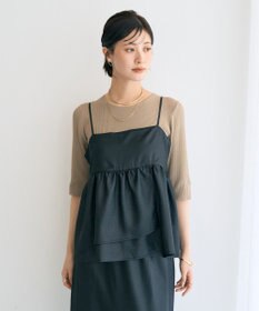 YECCA VECCA シャイニーオーバーキャミ