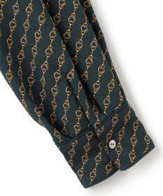 23区 【洗える】Ratti チェーンモチーフ ボウタイ ブラウス