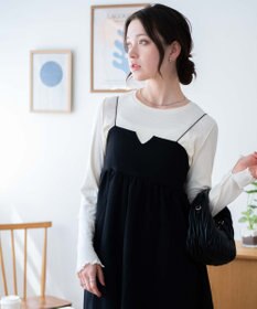 WEGO ソフトタッチクルーネックロンT