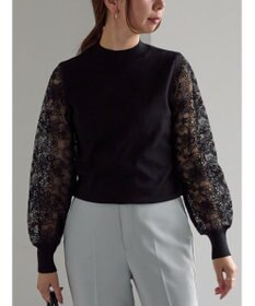 Te chichi レーススリーブニット