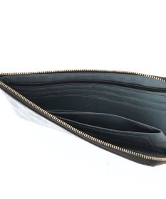 LANVIN en Bleu ブルフルール Lファスナー長財布