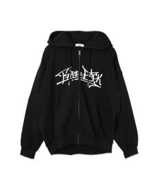 WEGO ワッペンロゴジップパーカー