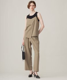 ICB L 【洗える】ウール2WAYストレッチ キャミソールブラウス