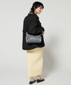 LA BAGAGERIE メタリックドロストポケット　ミニショルダーバッグ