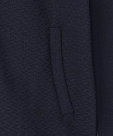 JOSEPH ABBOUD 【サステイナブル・オーガニックコットン使用】オーガニッククールニットジップ カーディガン