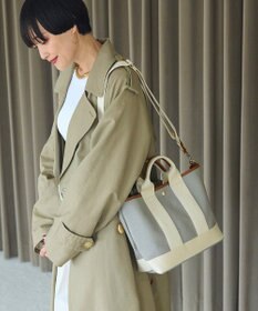 TOPKAPI 【Breath TOPKAPI】スコッチグレイン ネオレザー トート バッグ ショルダー付き M