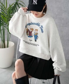 WEGO イラストプルオーバースウェット