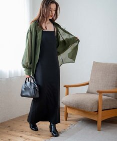 WEGO ボリュームスリーブシアーシャツ