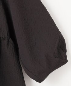 ANY SIS S 【洗える】フラワーエンボス ブラウス