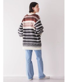AMERICAN HOLIC フェアアイル柄ニットカーディガン