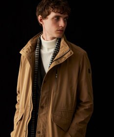 JOSEPH ABBOUD 【ストレッチ/撥水/JAPANファブリック】パウダーツイル ブルゾン