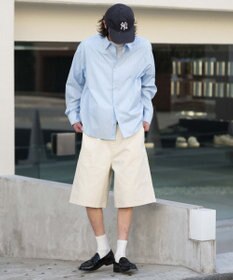 WEGO 【ウエストゴム/SMLサイズ展開】イージーコットンハーフパンツ