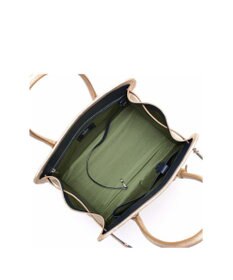 A.D.M.J. 【牛革】メタリックレザー/ヘリ巻きベルトトートM(Dカン+)