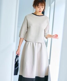 自由区 L 【洗える】ポリエステルホールガーメント スカート