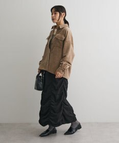 CRAFT STANDARD BOUTIQUE ドロストシャーリングデザインスカート