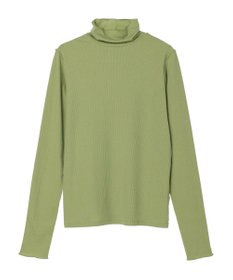 Green Parks カットリブタートルネックプルオーバー
