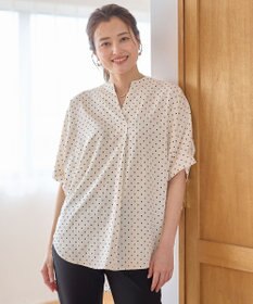 ANY L タックスリーブブラウス