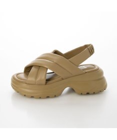 ing <ing>厚底クロスベルトスポーツサンダル