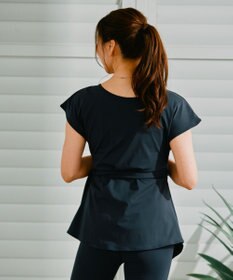 San-ai Resort（三愛水着楽園） 【大日方久美子×Reir】【UPF50+】【水陸両用】　レイヤードトップスセット　　M・L　【Reir（レイール）】