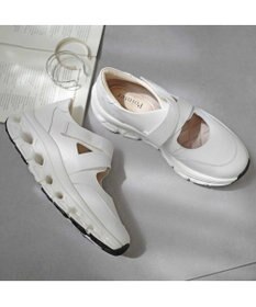 Pointer 日本製 本革ストラップスニーカー