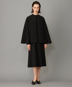 ICB 【洗える・ブラックフォーマル】 TaPeダブルクロス フレアワンピース