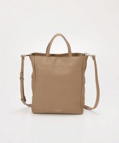 TOPKAPI 【TREASURE TOPKAPI】シュリンクレザー レース 刺しゅう ショルダー付 トートバッグ