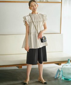 組曲 【WEB限定】オシャクロスキュロットパンツ