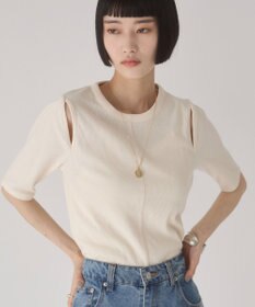 WEGO 【ANGIE VINTAGE】カットアウトリブトップス