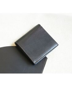 genten スクエアウォレット キップレザー二つ折り財布