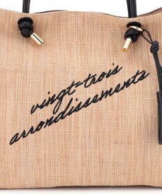 23区 【先行予約】ロゴ刺繍 雑材 トートバッグ